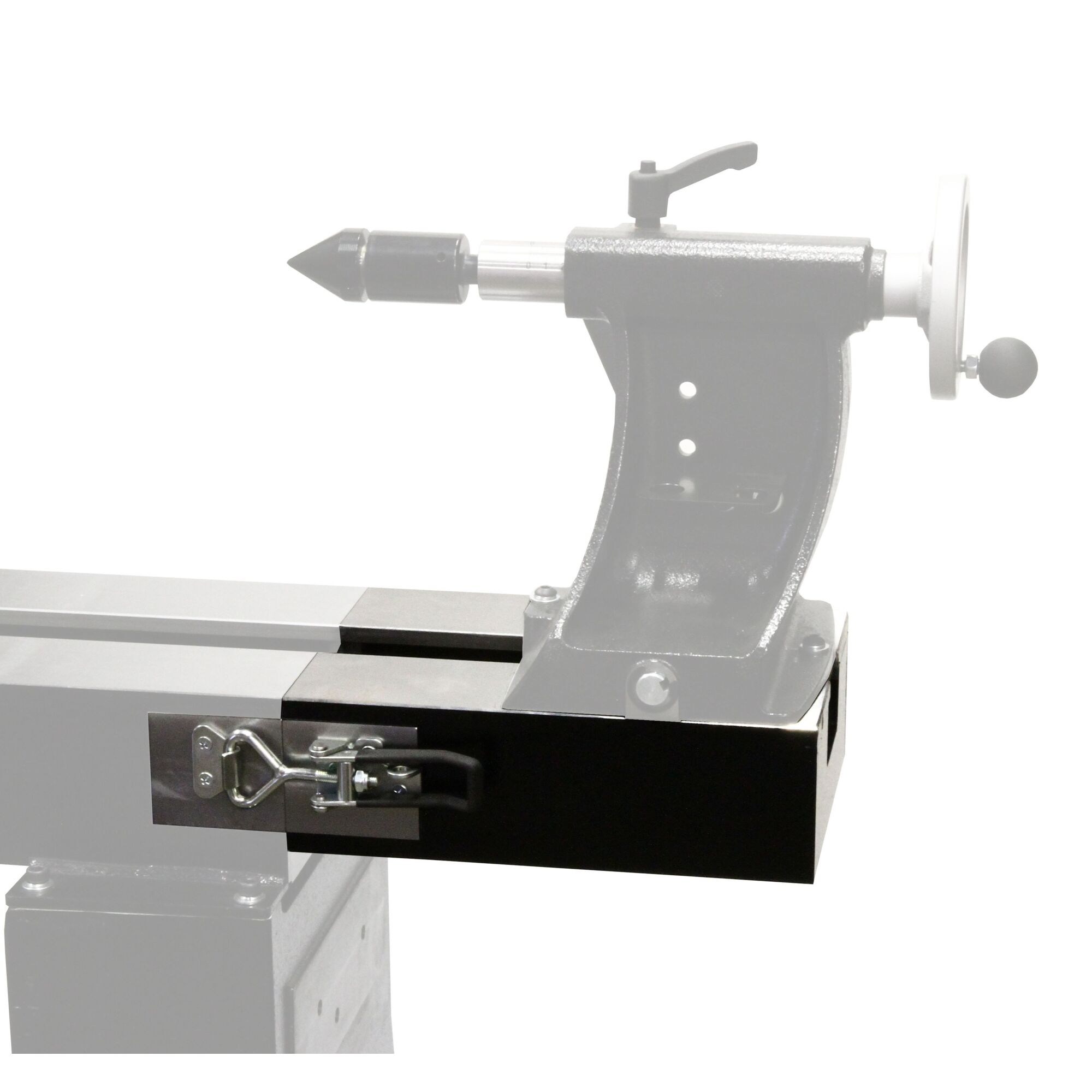 Laguna Swing-Away Extension - 12in., Hinge and Lock-Handle, Model# 18|36 & 24|36 Lathe